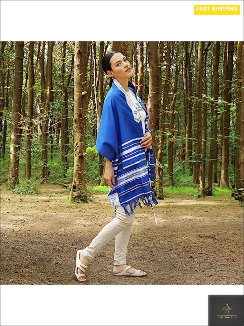 King Solomon Tallit Prayer Shawl 72x22 with Bag Jewish Israel